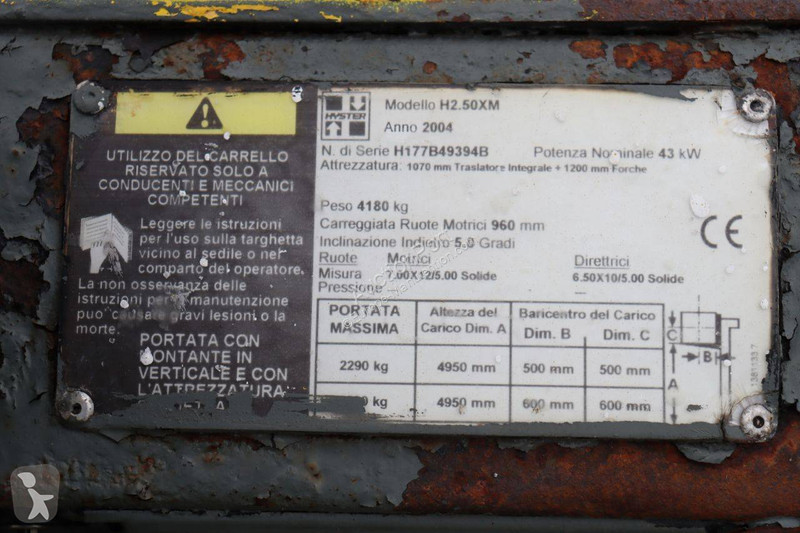 Carretilla elevadora Hyster H2.50XM