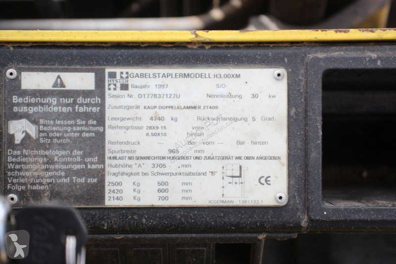 Автопогрузчик Hyster H3.00XM