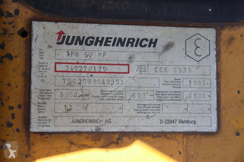 Автопогрузчик Jungheinrich TFG 50 MF