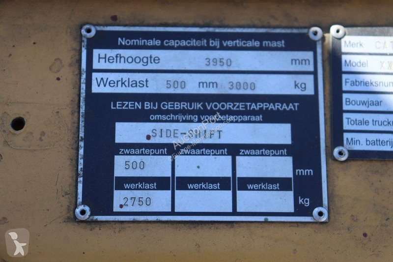 Carretilla elevadora Caterpillar XXXXXVC60DXXXX