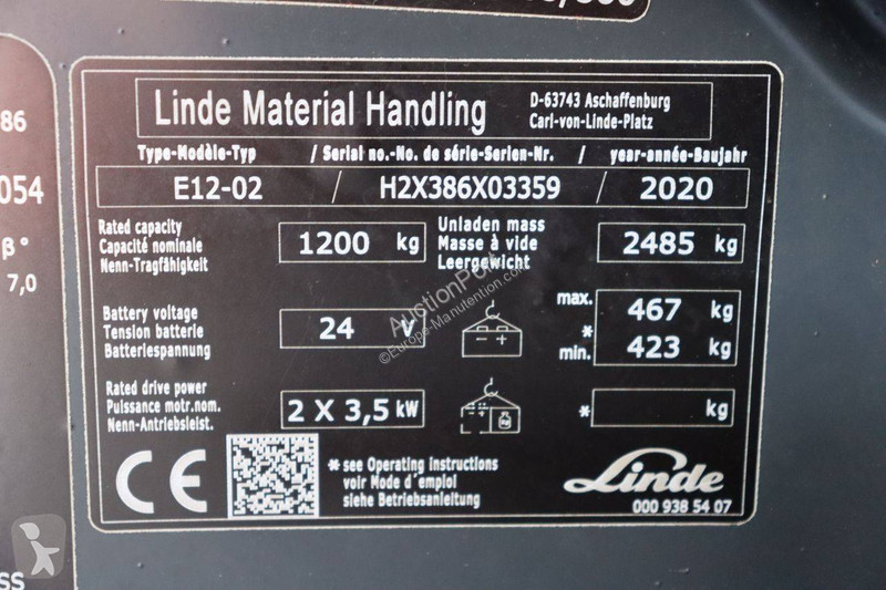 Stivuitor Linde