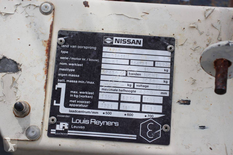 Chariot élévateur Nissan EH01A15U