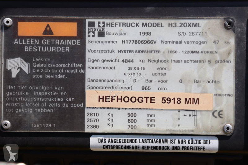 Teleskopický manipulátor Hyster H3.20XM