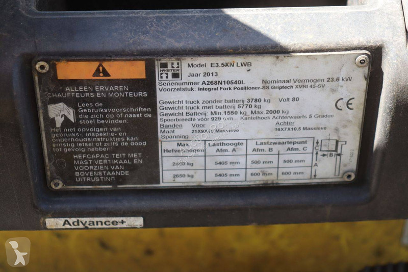Автопогрузчик Hyster LWB