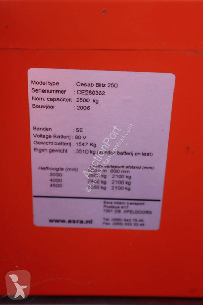 Carretilla elevadora Cesab C4E250V