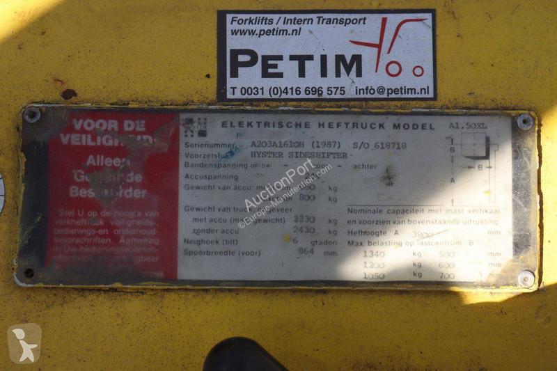 Carretilla elevadora Hyster A1.50XL