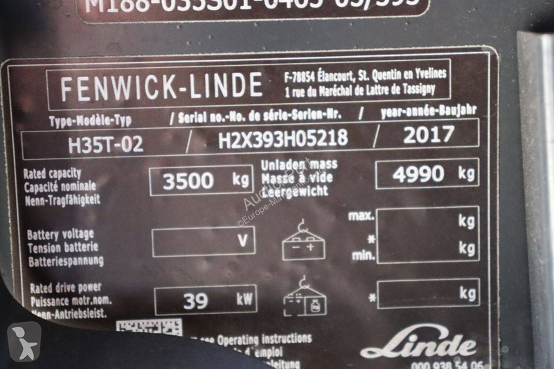 Carretilla elevadora Fenwick H35T-02