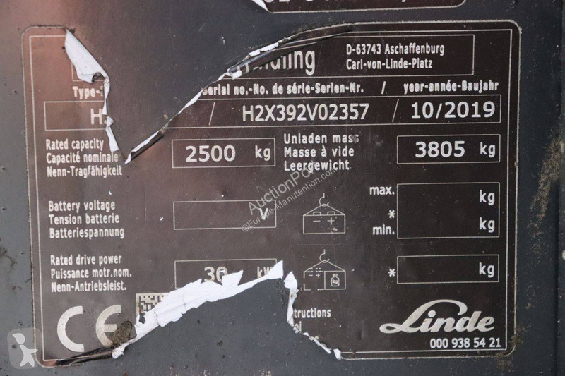 Chariot élévateur Linde H25D