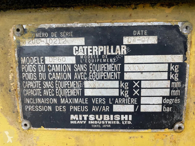 Heftruck Caterpillar DP60 A/C
