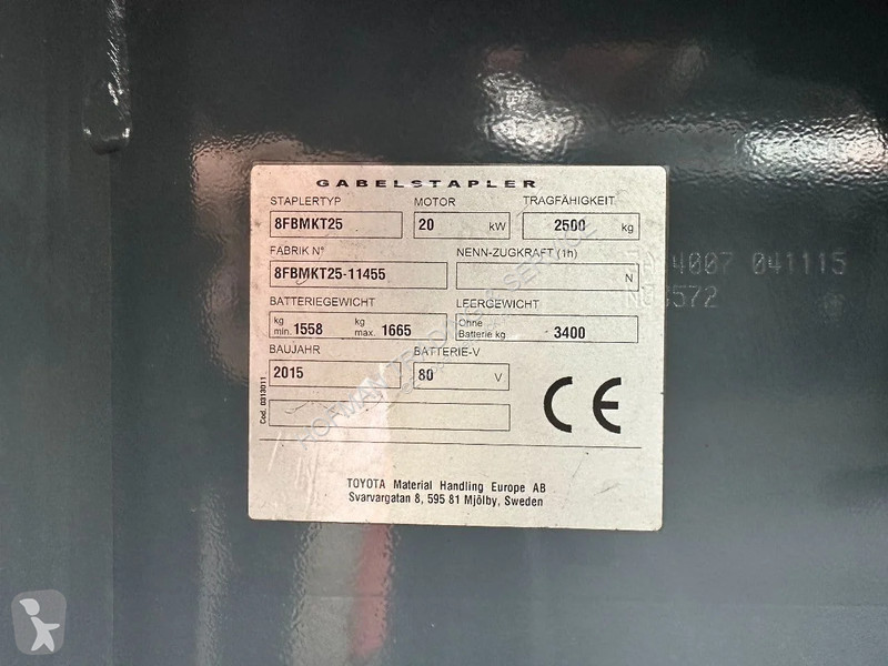 Teleskopický manipulátor Toyota 8FBMKT25