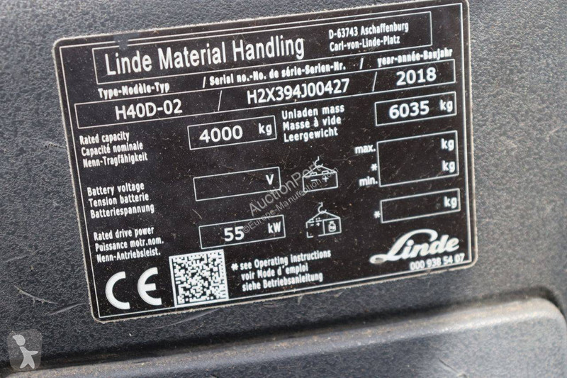 Heftruck Linde D-02 EVO