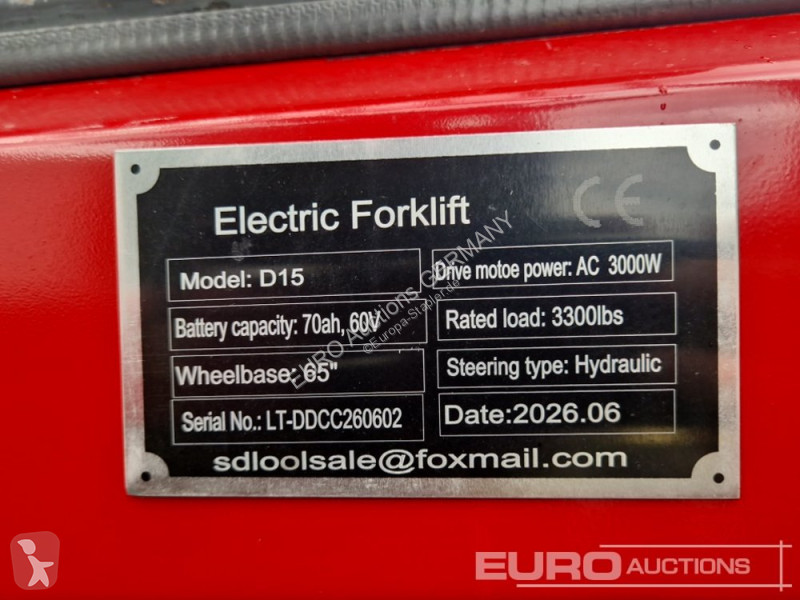 Carretilla elevadora  SL-E15