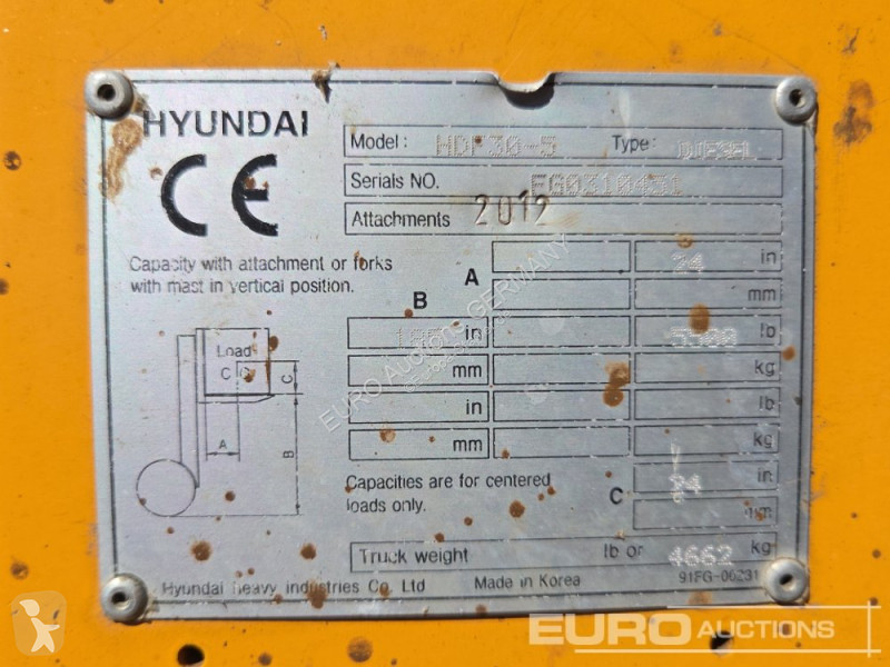 رافعة شوكية Hyundai HDF30-5