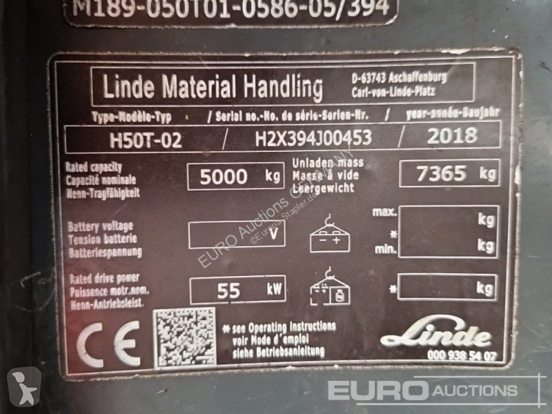 Chariot élévateur Linde H50T