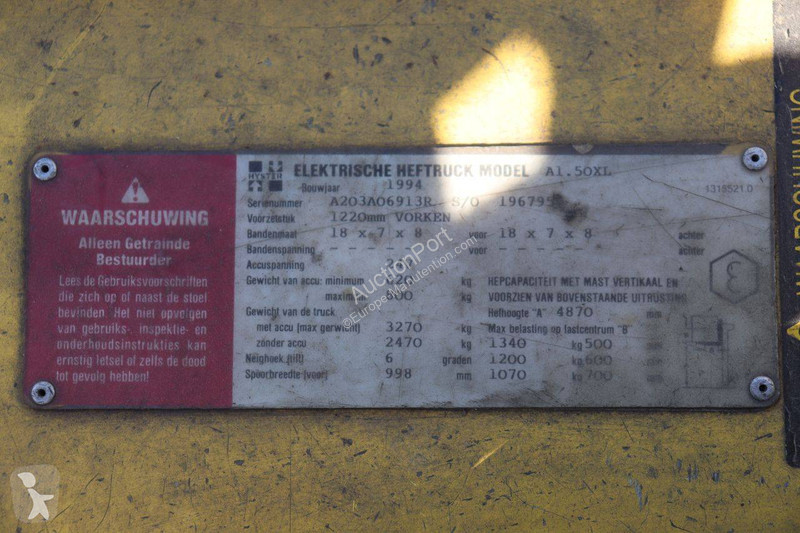 Carretilla elevadora Hyster A1.50XL
