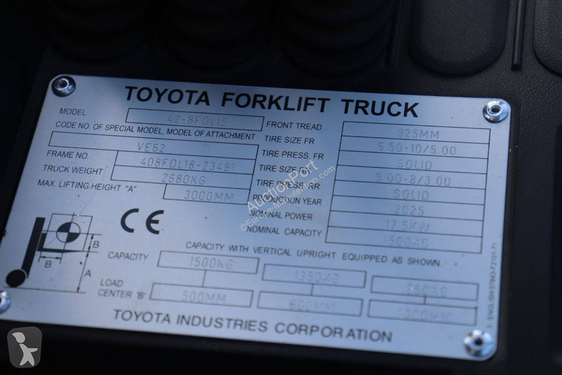 Carretilla elevadora Toyota 42-8FDL15
