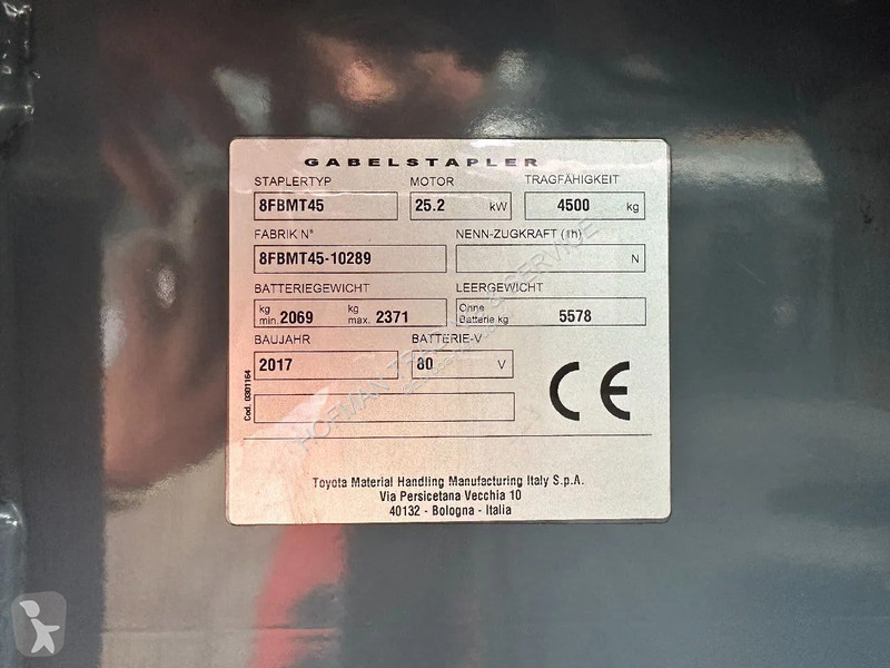 Teleskopický manipulátor Toyota 8FBMT45