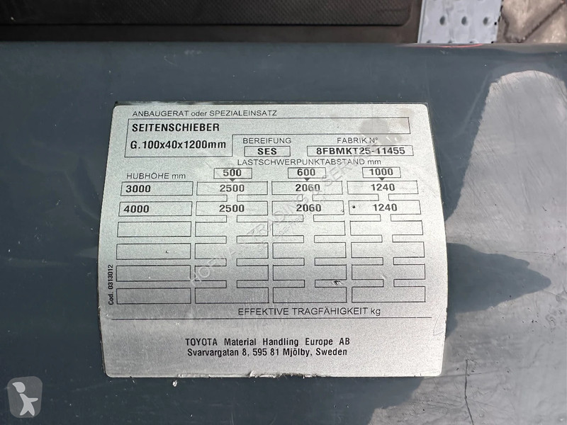 Teleskopický manipulátor Toyota 8FBMKT25