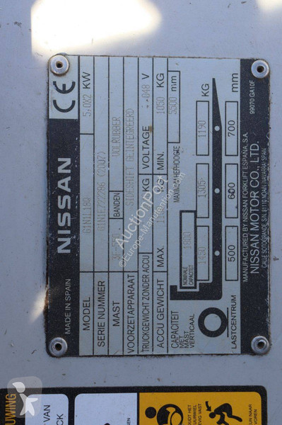 Lyfttruck Nissan G1N1L18Q