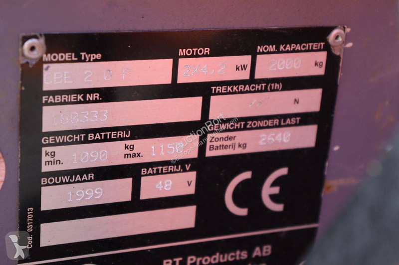Carretilla elevadora BT CBE2.0F