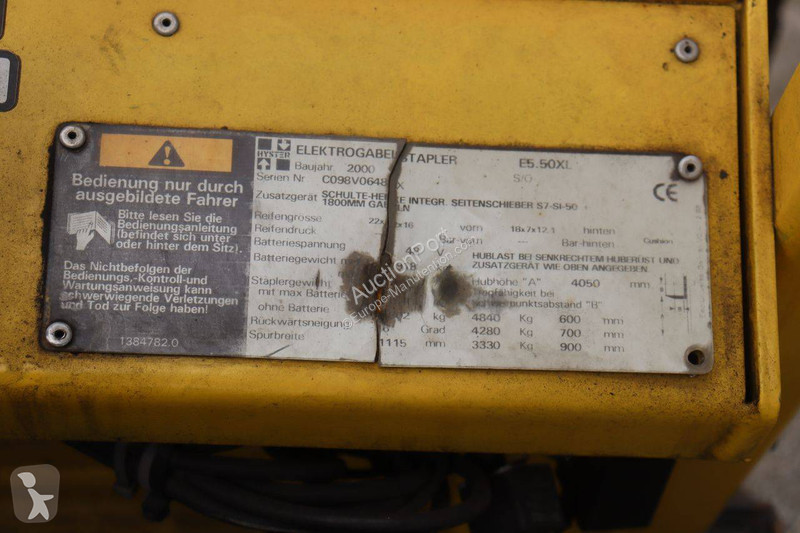 Carretilla elevadora Hyster E5.50XL