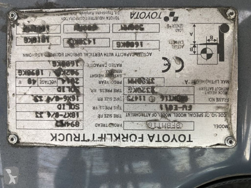 Løftetruck Toyota Traigo 16 Duplex Freelift...