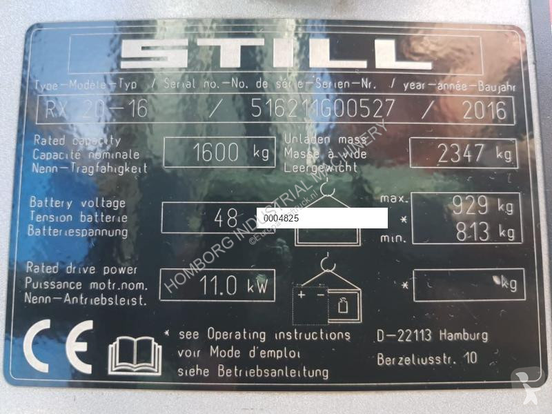 Heftruck Still 20-16 1.6 ton Triplex Freelift...
