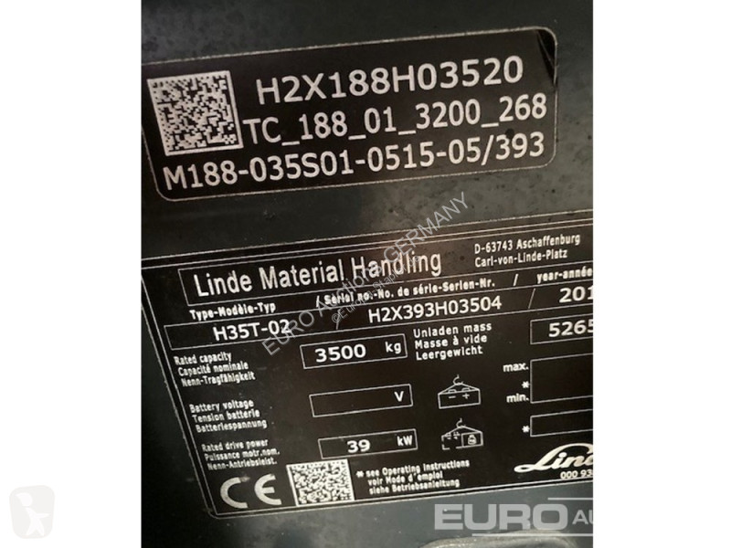 Vysokozdvižný vozík Linde H35T-02
