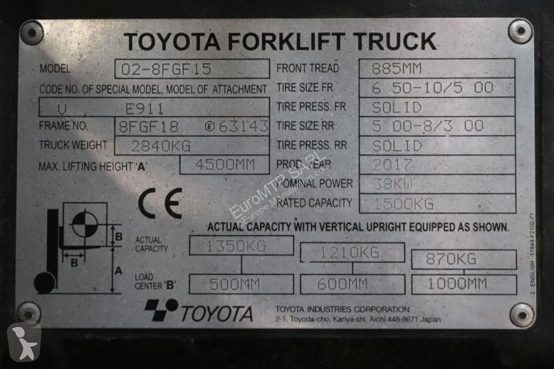 Løftetruck Toyota