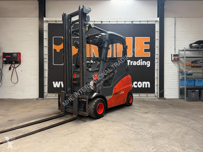 رافعة شوكية Linde H18T-01 Full cabin