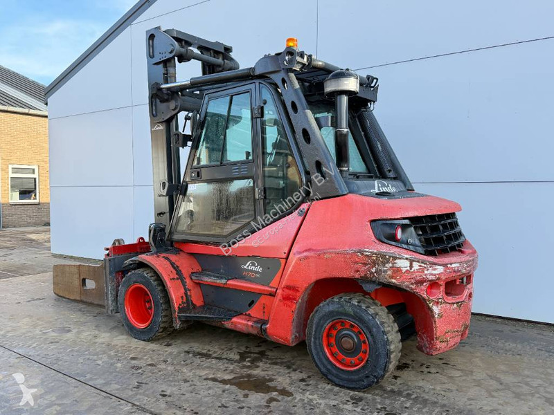 Empilhador elevador Linde H70D - Side Shift /...