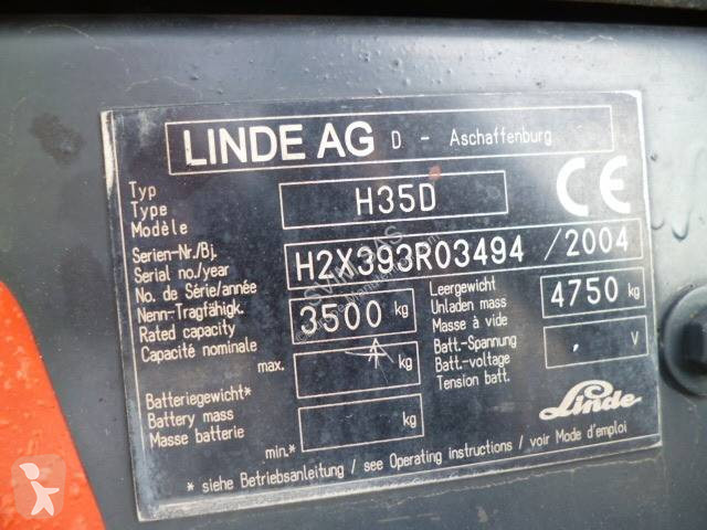 Chariot élévateur Linde HD35