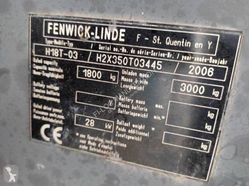 Chariot élévateur Linde H18T-03
