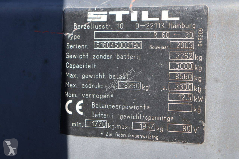 Vysokozdvižný vozík Still R60-30