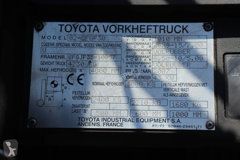 Carretilla elevadora Toyota