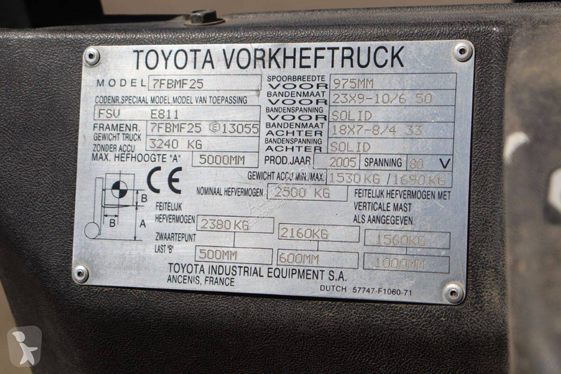Carretilla elevadora Toyota