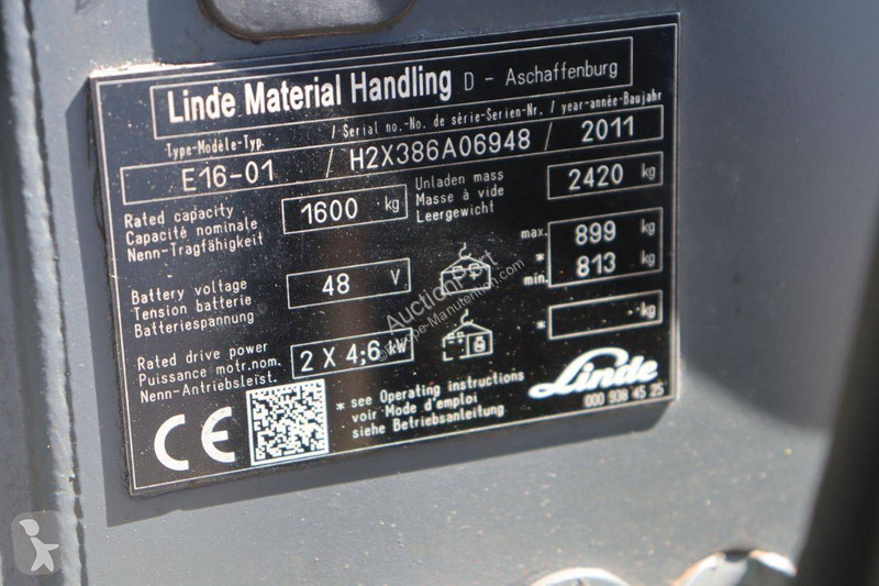 Carretilla elevadora Linde E16-01