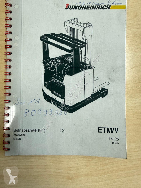 Retrak Jungheinrich   ETV 14 G - 710 DZ Triplex...