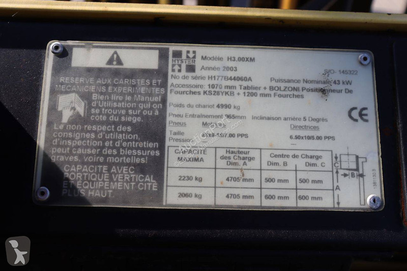 Stivuitor Hyster H3.00XM