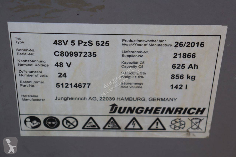 Chariot élévateur Jungheinrich EFG 216k