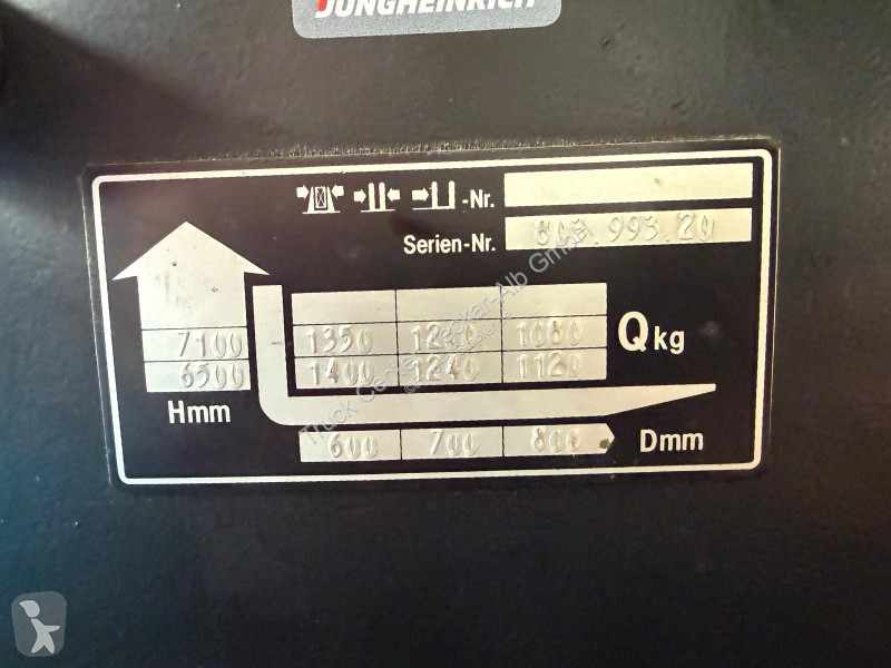 Retrak Jungheinrich   ETV 14 G - 710 DZ Triplex...