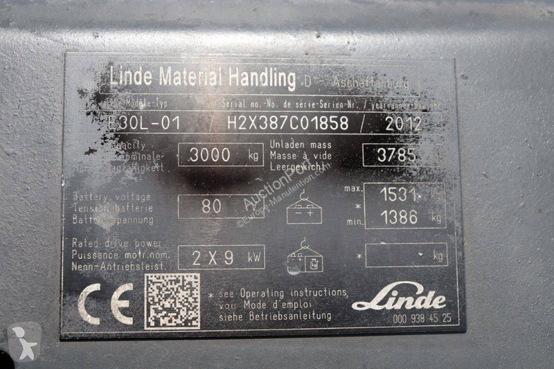 Stivuitor Linde E30L-01