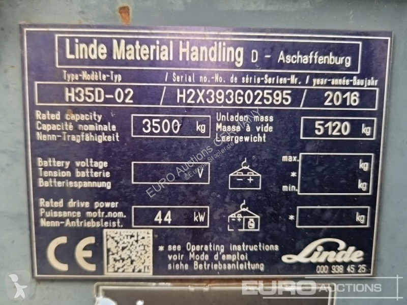 Chariot élévateur Linde H35D