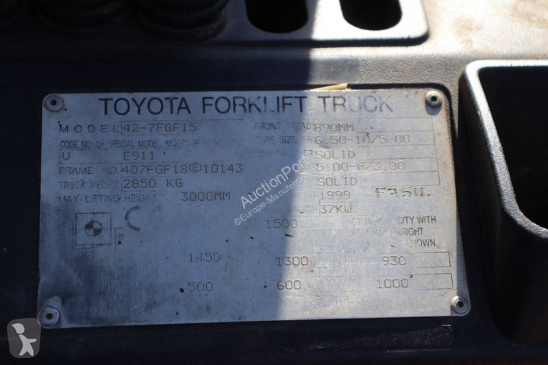Chariot élévateur Toyota 42-7FGF15