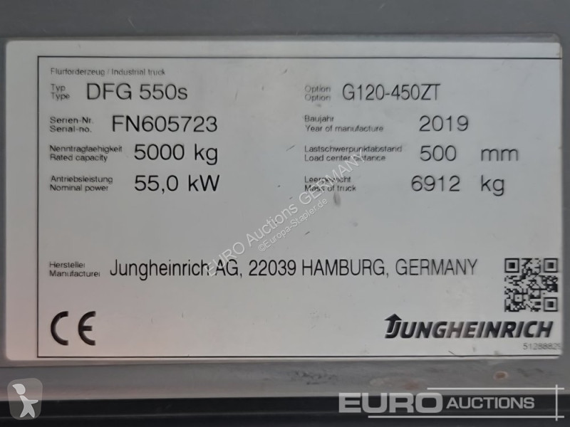 Кар Jungheinrich DFG 550S