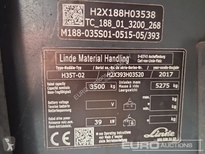 Vysokozdvižný vozík Linde H35T-02