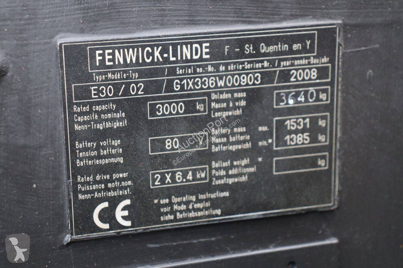 Carretilla elevadora Fenwick E30/02