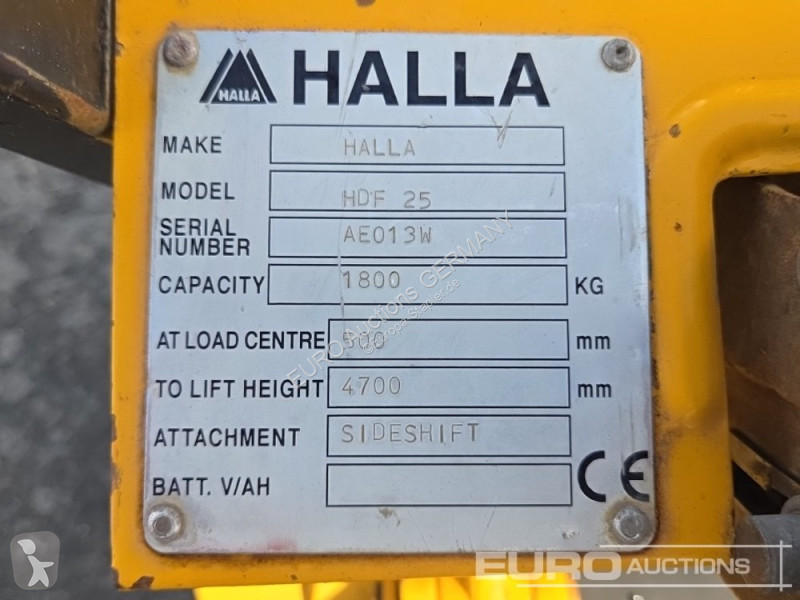 Chariot élévateur Halla HDF25