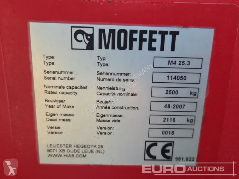 Chariot élévateur Moffett M4 25.3