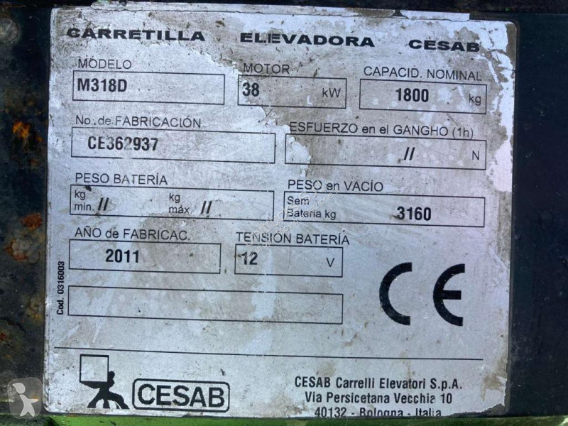 رافعة شوكية Cesab M318D
